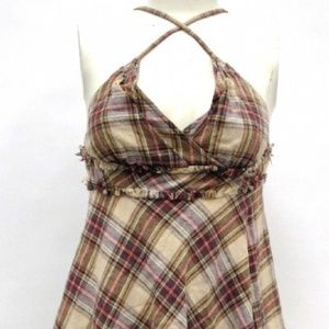 Free People Multicolor Tank Top Shirt Size 6. EUC